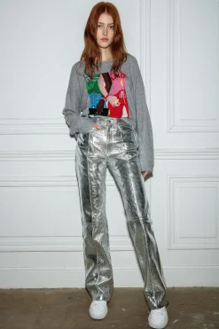 Pantalons Et Shorts^Zadig & Voltaire Pantalon Poete En Cuir