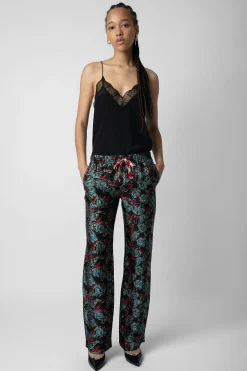 Costumes^Zadig & Voltaire Pantalon Pomy Thunder Jacquard