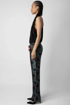 Costumes^Zadig & Voltaire Pantalon Pomy Thunder Jacquard