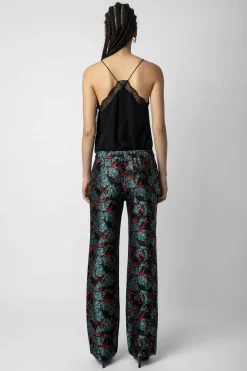 Costumes^Zadig & Voltaire Pantalon Pomy Thunder Jacquard