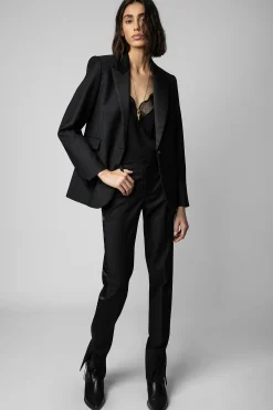 Costumes^Zadig & Voltaire Pantalon Prune