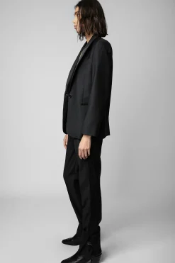 Costumes^Zadig & Voltaire Pantalon Prune
