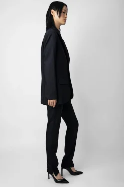 Costumes^Zadig & Voltaire Pantalon Prune