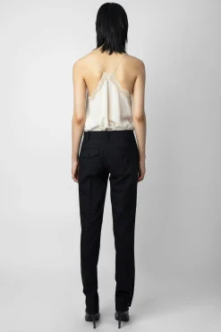Costumes^Zadig & Voltaire Pantalon Prune