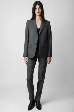 Costumes^Zadig & Voltaire Pantalon Prune