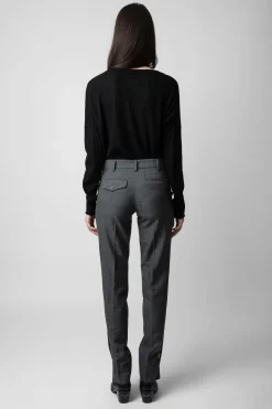 Costumes^Zadig & Voltaire Pantalon Prune