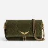 Sacs A Bandoulière^Zadig & Voltaire Pochette En Daim Matelasse Rock