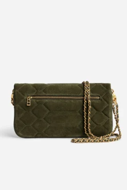 Sacs A Bandoulière^Zadig & Voltaire Pochette En Daim Matelasse Rock