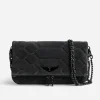 Sacs A Bandoulière^Zadig & Voltaire Pochette En Daim Matelasse Rock