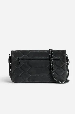 Sacs A Bandoulière^Zadig & Voltaire Pochette En Daim Matelasse Rock