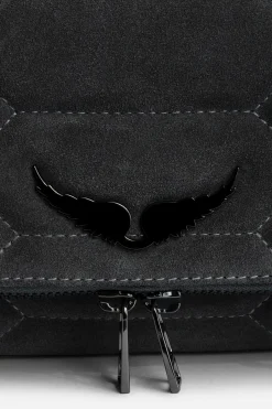 Sacs A Bandoulière^Zadig & Voltaire Pochette En Daim Matelasse Rock