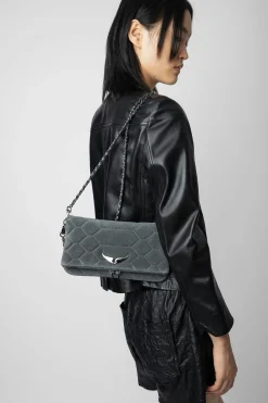 Sacs A Bandoulière^Zadig & Voltaire Pochette En Daim Matelasse Rock