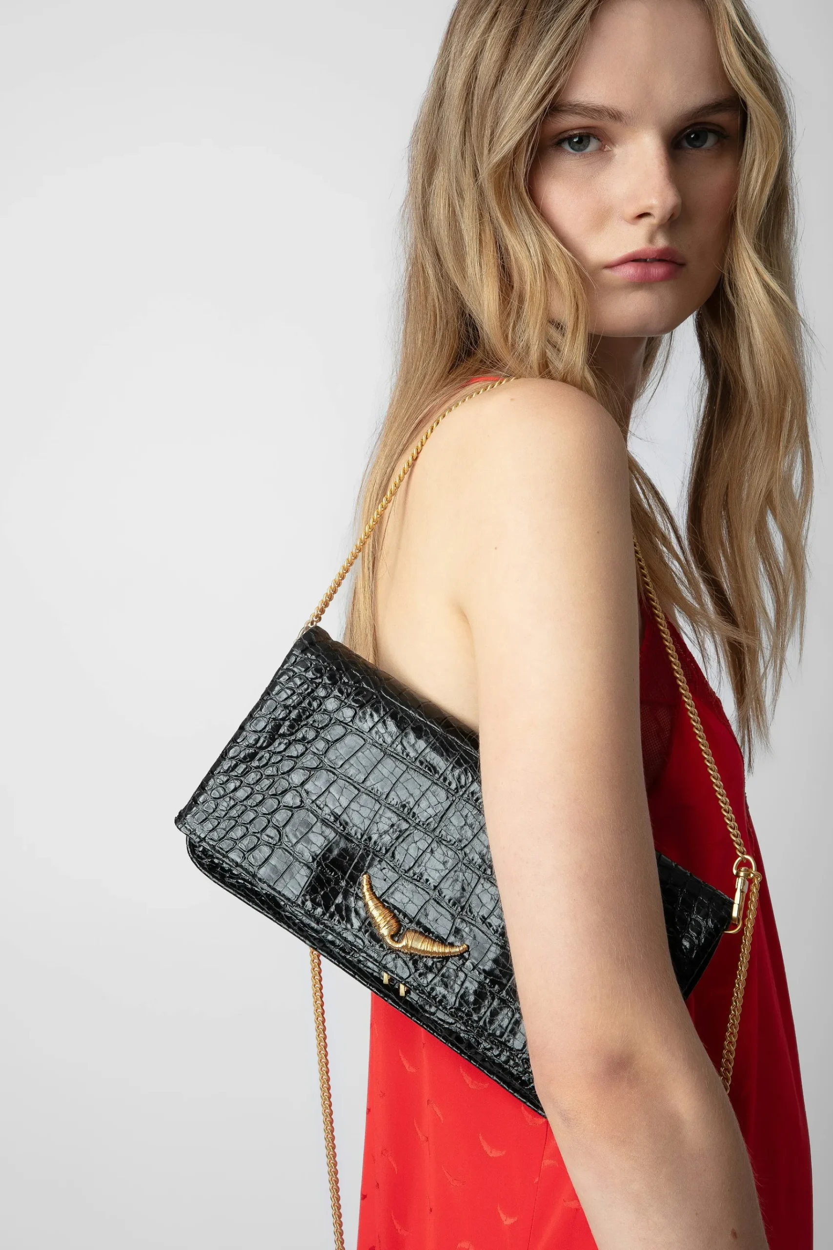 Sacs A Bandoulière^Zadig & Voltaire Pochette Goossens Rock En Relief