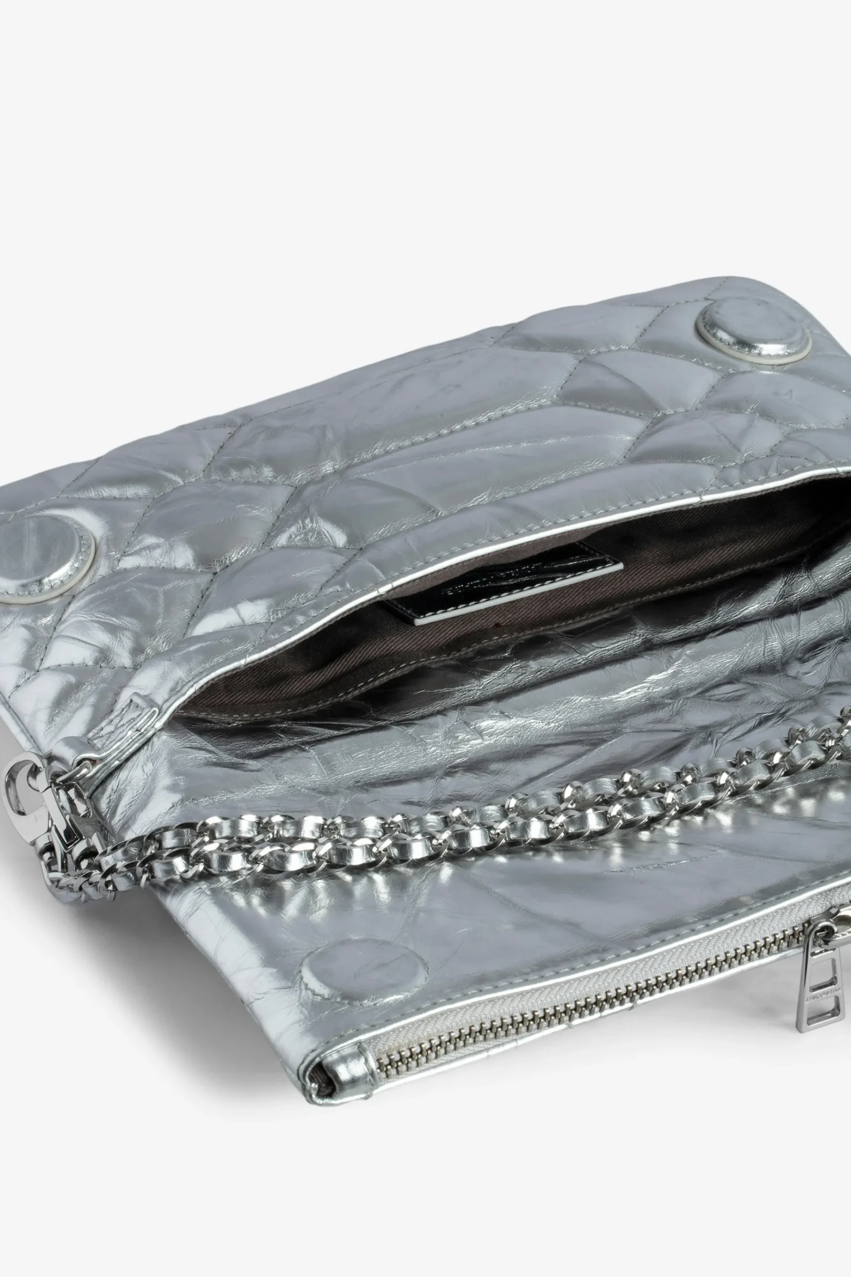 Sacs A Bandoulière^Zadig & Voltaire Pochette Metallique Matelassee Rock