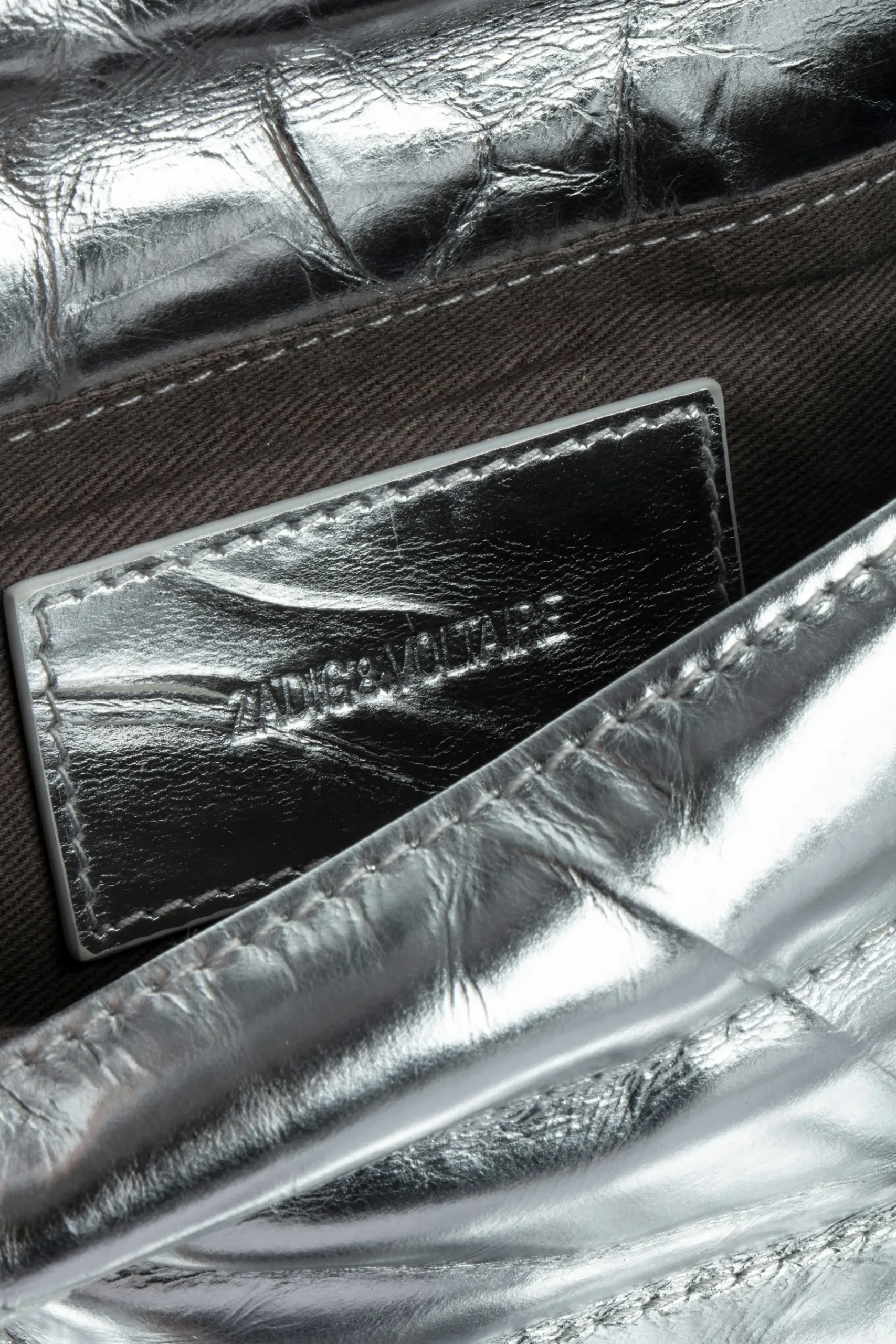 Sacs A Bandoulière^Zadig & Voltaire Pochette Metallique Matelassee Rock