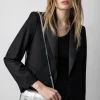 Sacs A Bandoulière^Zadig & Voltaire Pochette Metallisee Gaufree Borderline