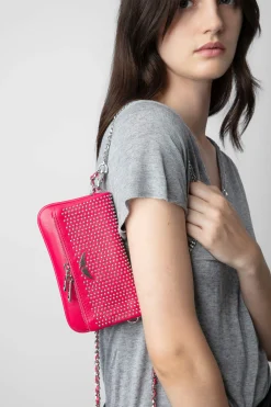 Mini-Sacs^Zadig & Voltaire Pochette Suisse A Pois Rock Nano