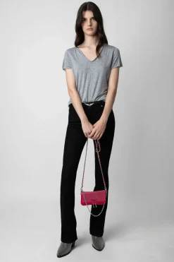 Mini-Sacs^Zadig & Voltaire Pochette Suisse A Pois Rock Nano