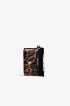 Portefeuilles Et Porte-Monnaie^Zadig & Voltaire Porte-Carte Leopard Borderline Pass