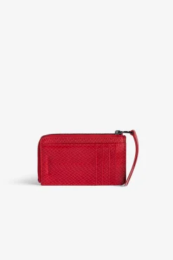 Portefeuilles Et Porte-Monnaie^Zadig & Voltaire Porte-Cartes En Relief Sauvage Brillant Zv Card