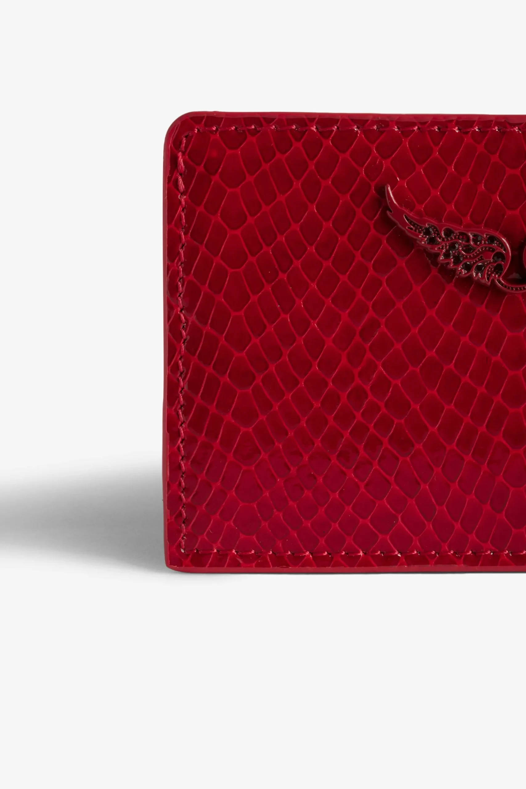 Portefeuilles Et Porte-Monnaie^Zadig & Voltaire Porte-Cartes En Relief Sauvage Brillant Zv Pass