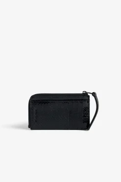 Portefeuilles Et Porte-Monnaie^Zadig & Voltaire Porte-Cartes En Relief Sauvage Brillant Zv Card