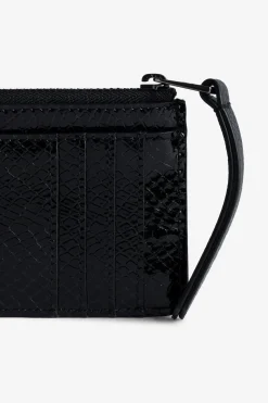 Portefeuilles Et Porte-Monnaie^Zadig & Voltaire Porte-Cartes En Relief Sauvage Brillant Zv Card