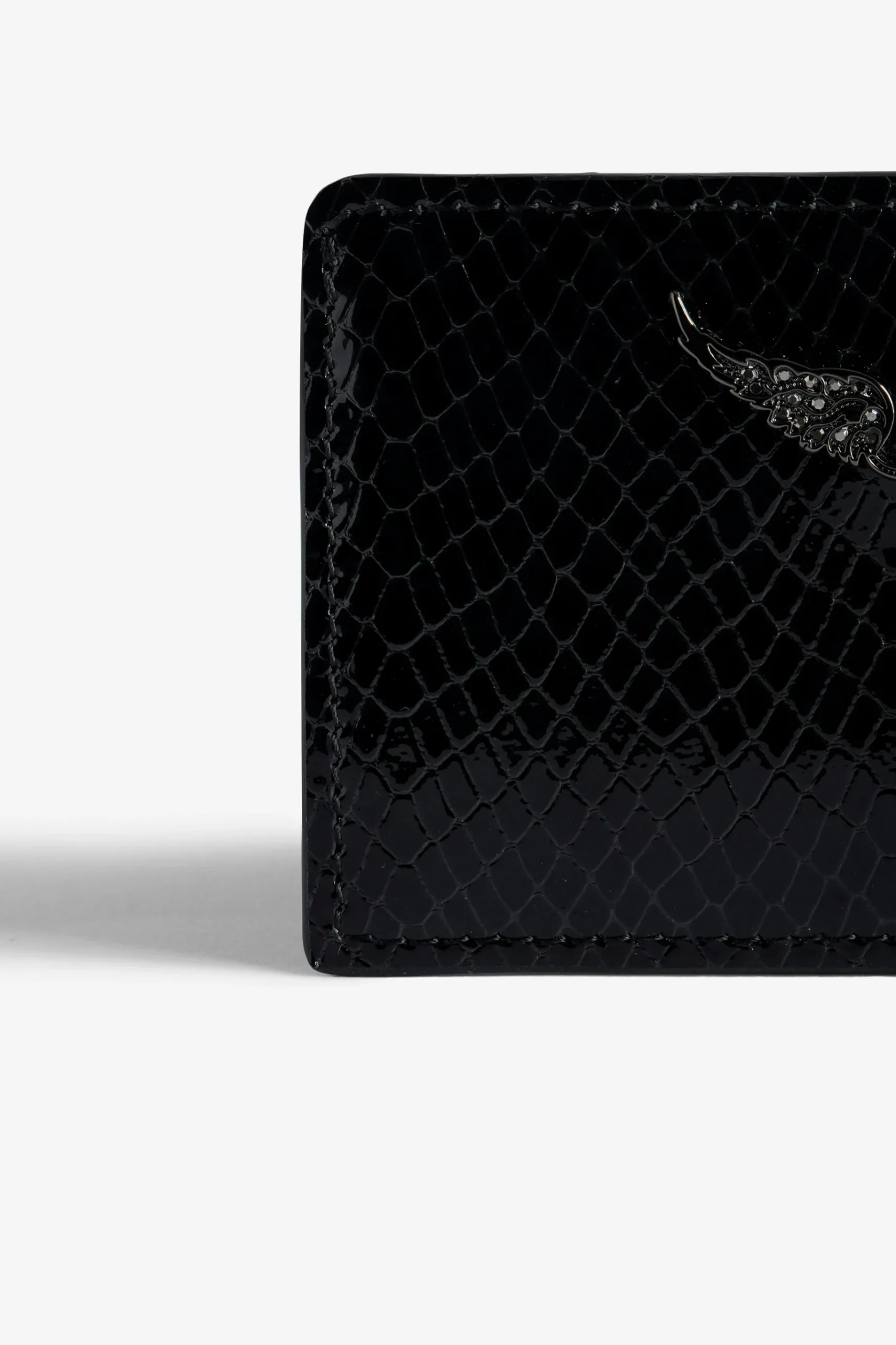 Portefeuilles Et Porte-Monnaie^Zadig & Voltaire Porte-Cartes En Relief Sauvage Brillant Zv Pass