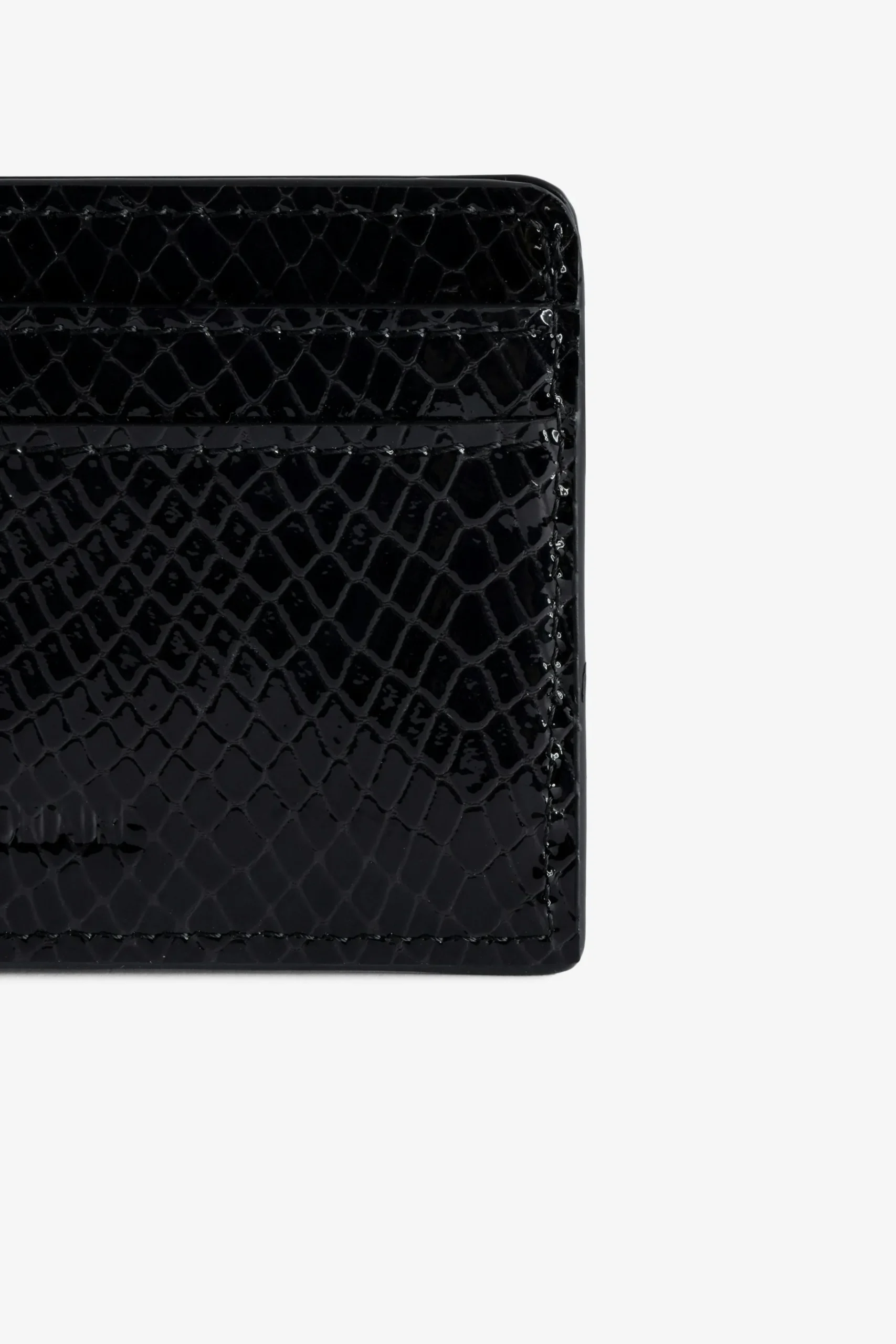 Portefeuilles Et Porte-Monnaie^Zadig & Voltaire Porte-Cartes En Relief Sauvage Brillant Zv Pass
