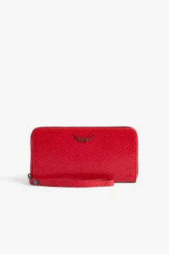 Portefeuilles Et Porte-Monnaie^Zadig & Voltaire Portefeuille Compagnon Glossy Wild Embosse