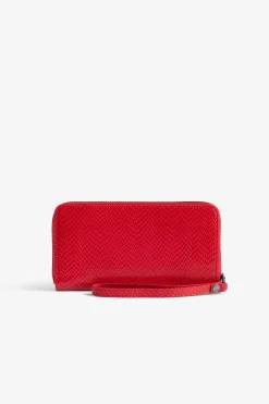 Portefeuilles Et Porte-Monnaie^Zadig & Voltaire Portefeuille Compagnon Glossy Wild Embosse