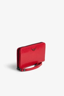 Portefeuilles Et Porte-Monnaie^Zadig & Voltaire Portefeuille Compagnon Glossy Wild Embosse