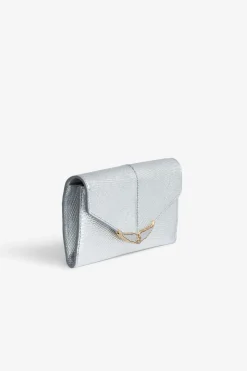 Portefeuilles Et Porte-Monnaie^Zadig & Voltaire Portefeuille Metallise Gaufre Borderline