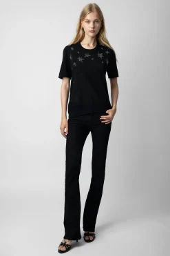 Pulls Et Gilets^Zadig & Voltaire Pull Cachemire Ida Etoiles Strass