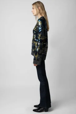 Pulls Et Gilets^Zadig & Voltaire Pull Cosmy A Paillettes