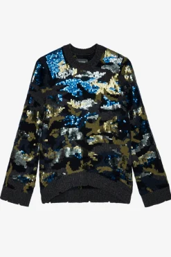 Pulls Et Gilets^Zadig & Voltaire Pull Cosmy A Paillettes