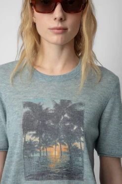 Pulls Et Gilets^Zadig & Voltaire Pull En Cachemire A Imprime Photo Ida