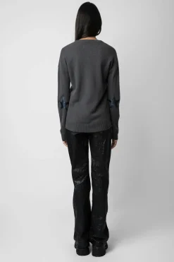 Pulls Et Gilets^Zadig & Voltaire Pull En Cachemire A Patch Vivi