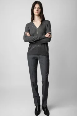 Pulls Et Gilets^Zadig & Voltaire Pull En Cachemire A Strass Elya