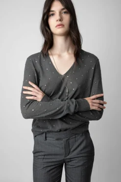 Pulls Et Gilets^Zadig & Voltaire Pull En Cachemire A Strass Elya