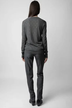 Pulls Et Gilets^Zadig & Voltaire Pull En Cachemire A Strass Elya