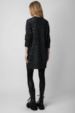 Robes Et Jupes^Zadig & Voltaire Robe En Cachemire Leopard Malia