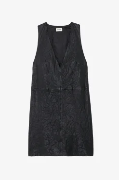 Robes Et Jupes^Zadig & Voltaire Robe En Cuir Froisse Rasha