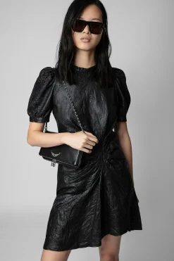 Robes Et Jupes^Zadig & Voltaire Robe En Cuir Froisse Rixe