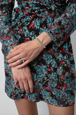 Robes Et Jupes^Zadig & Voltaire Robe En Soie A Strass Radar Thunder