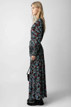 Robes Et Jupes^Zadig & Voltaire Robe En Soie A Strass Reward Thunder