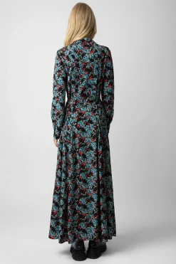 Robes Et Jupes^Zadig & Voltaire Robe En Soie A Strass Reward Thunder