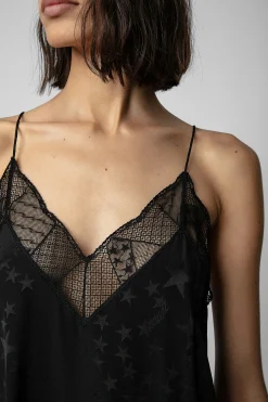 Robes Et Jupes^Zadig & Voltaire Robe En Soie Etoiles Ristyz