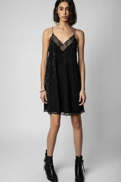 Robes Et Jupes^Zadig & Voltaire Robe En Soie Etoiles Ristyz