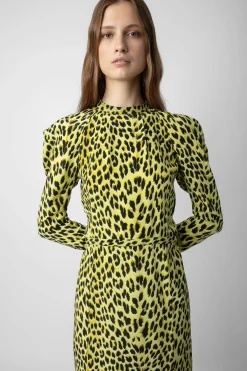 Robes Et Jupes^Zadig & Voltaire Robe En Soie Leopard Racyl